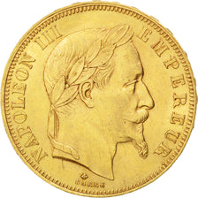 Second Empire, 50 Francs or Napoléon III tête laurée