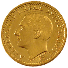 YUGOSLAVIA, Dukat, 1932, Belgrade, KM #12.2, MS(60-62), Gold, 3.50