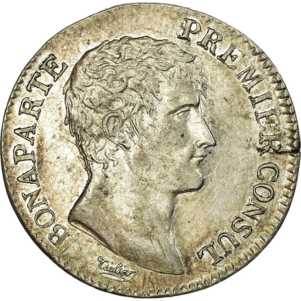 Coin, France, Napoléon I, Franc, 1803, Paris, MS(60-62), Silver, Gadoury:442