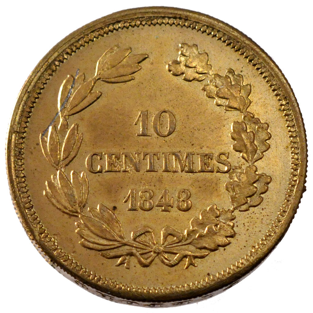 Moneda, Francia, Concours de Gayrard, 10 Centimes, 1848, Essai-Piéfort, EBC+