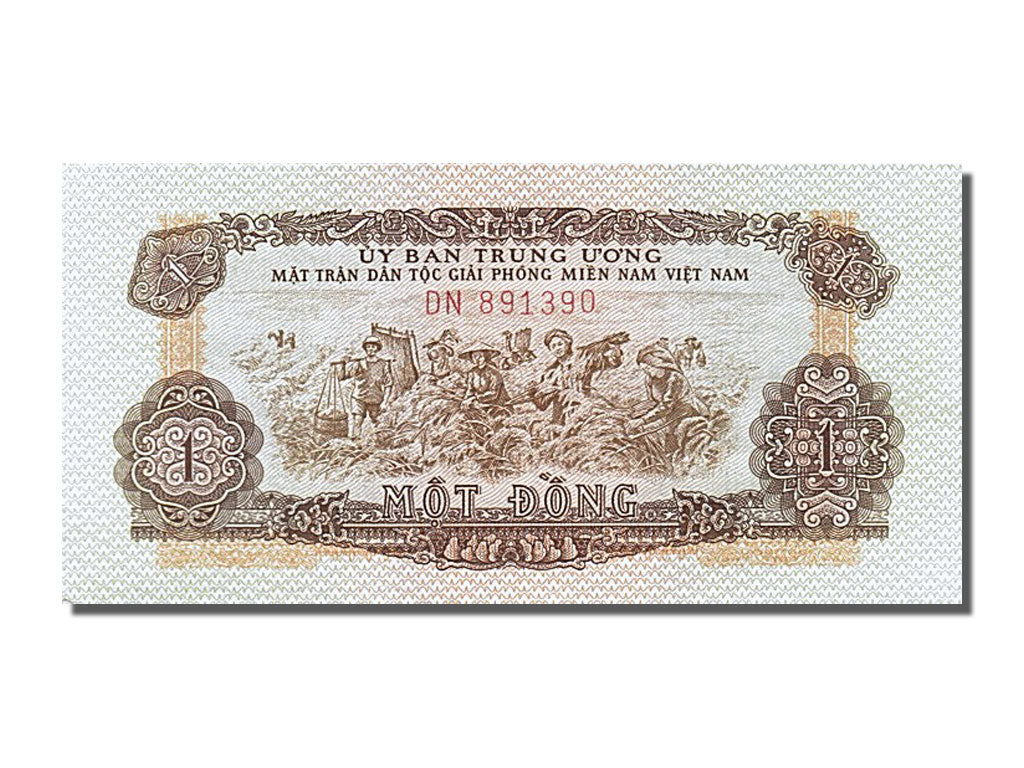 Banknote, South Viet Nam, 1 D<ox>ng, 1963, UNC(65-70)
