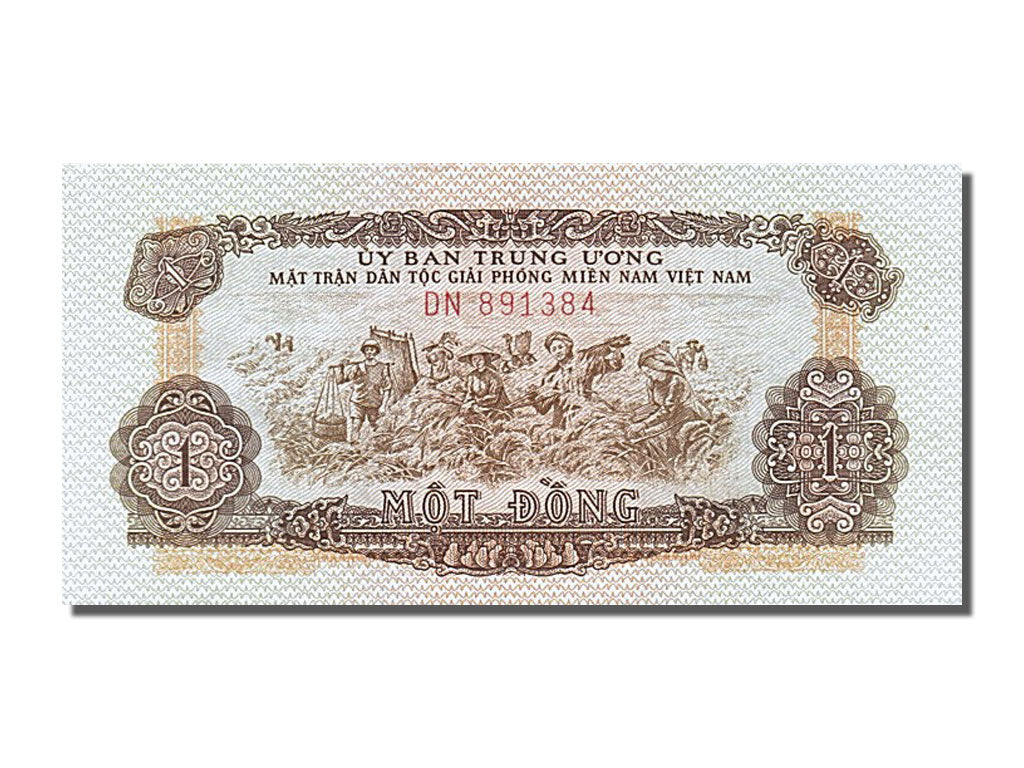 Banknote, South Viet Nam, 1 D<ox>ng, 1963, UNC(65-70)