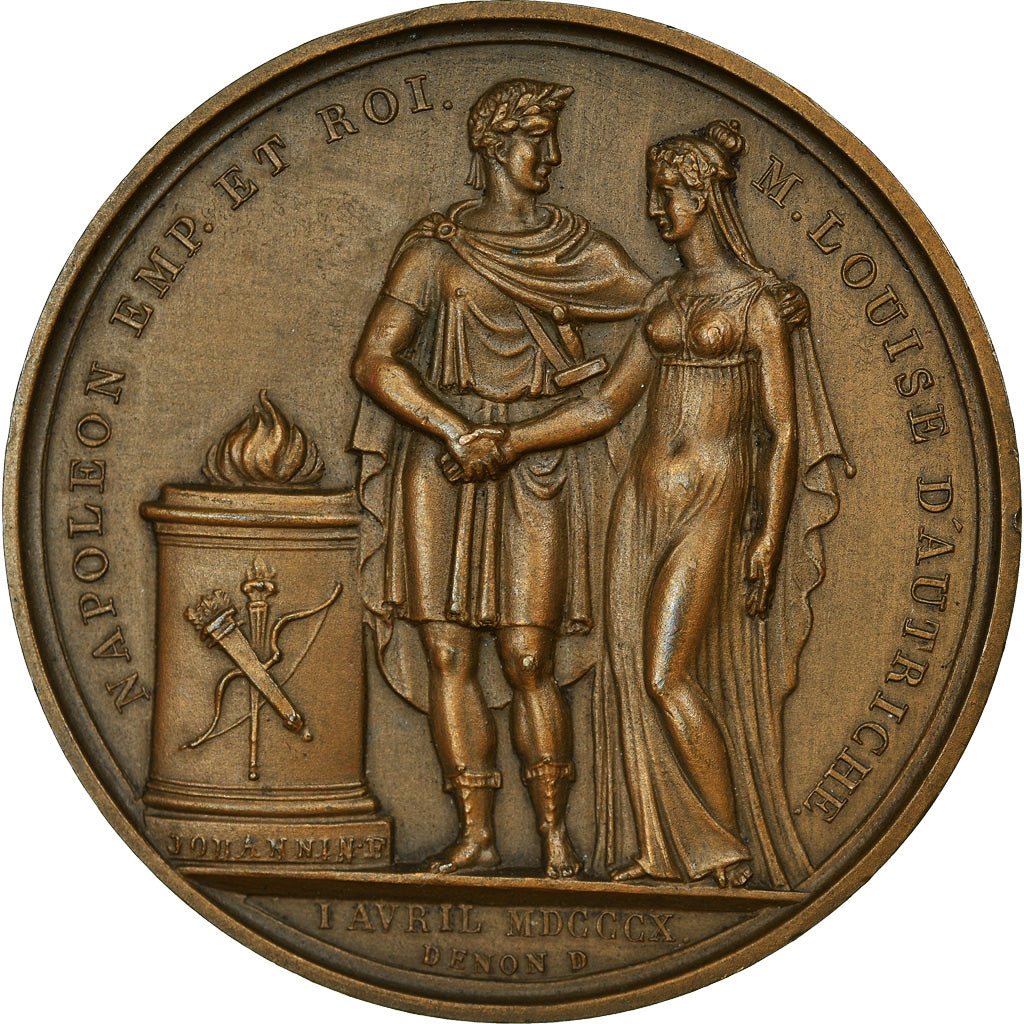 France, Médaille, Mariage de Napoléon Ier et Marie-Louise d'Autriche, History