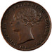 JERSEY, 1/26 Shilling, 1858, KM #2, AU(55-58), Copper, 8.55