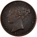 JERSEY, 1/13 Shilling, 1861, KM #3, AU(50-53), Copper, 17.28
