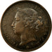 Moneta, Jersey, Victoria, 1/12 Shilling, 1877, AU(50-53), Bronze, KM:8