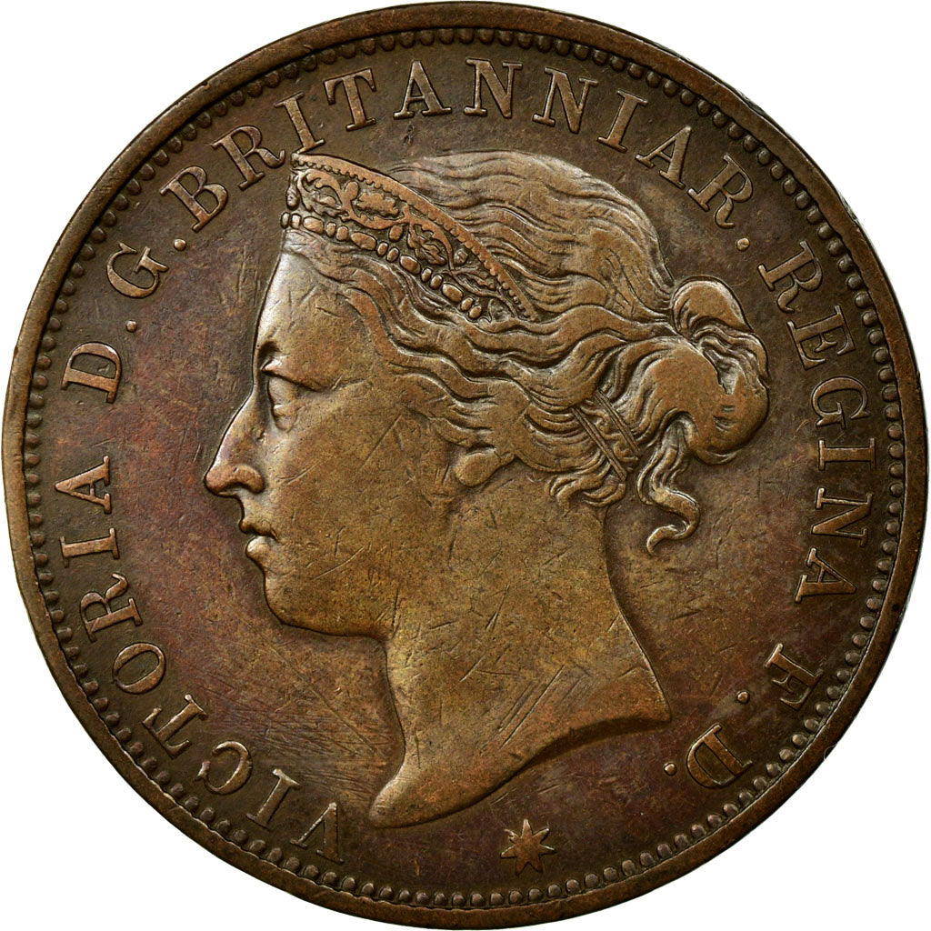 Coin, Jersey, Victoria, 1/12 Shilling, 1881, EF(40-45), Bronze, KM:8