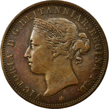 Coin, Jersey, Victoria, 1/12 Shilling, 1881, EF(40-45), Bronze, KM:8