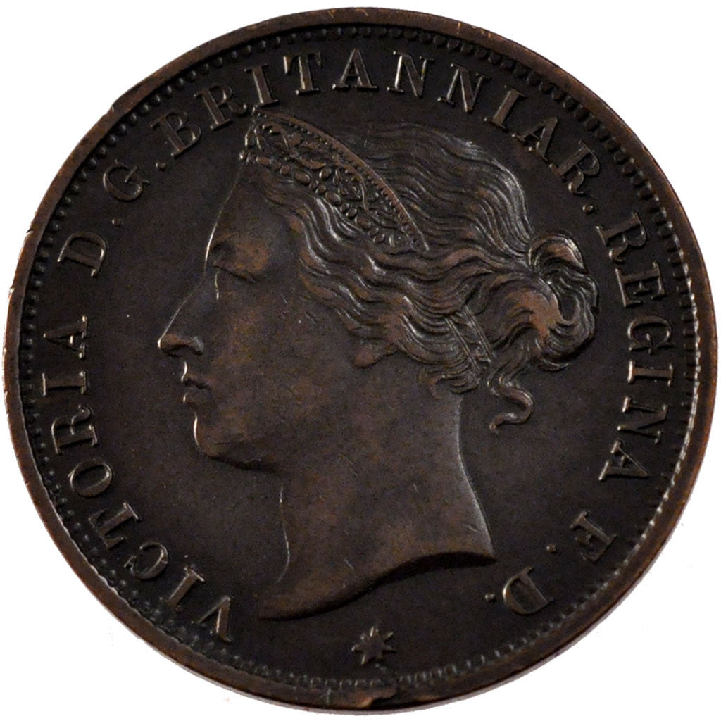 JERSEY, 1/12 Shilling, 1888, KM #8, AU(50-53), Bronze, 30.69, 9.56