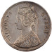 INDIA-BRITISH, Rupee, 1862, KM #473.1, MS(60-62), Silver, 30.78, 11.64