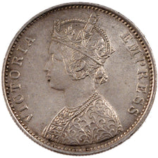 INDIA-BRITISH, Rupee, 1878, KM #492, AU(55-58), Silver, 30.79, 11.61
