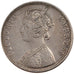 INDIA-BRITISH, Rupee, 1890, KM #492, AU(50-53), Silver, 30.79, 11.60