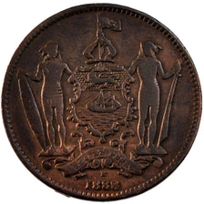 Coin, BRITISH NORTH BORNEO, Cent, 1888, Heaton, Birmingham, EF(40-45), Bronze