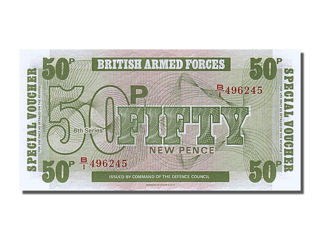 Banknote, Great Britain, 50 New Pence, 1972, UNC(65-70)