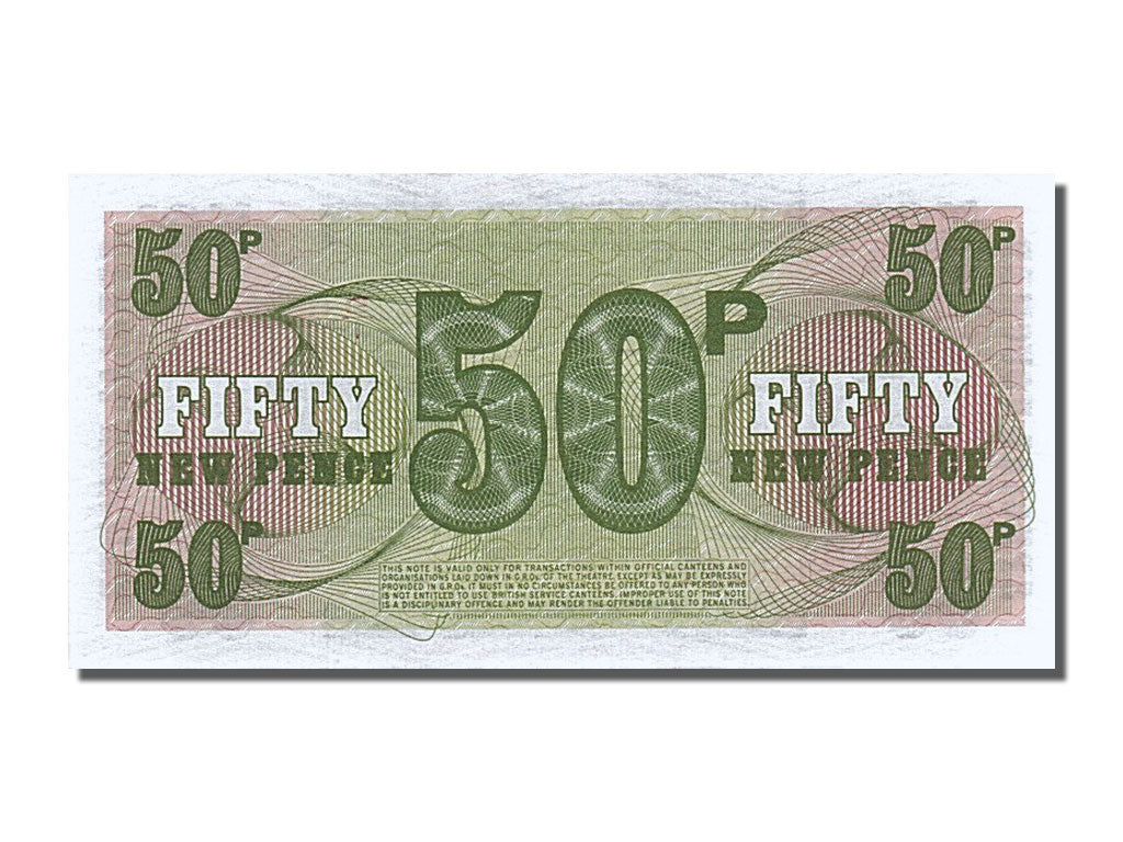 Banknote, Great Britain, 50 New Pence, 1972, UNC(65-70)
