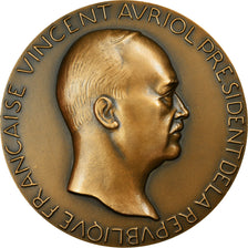 France, Médaille, Vincent Auriol, Président de la République, Politics