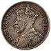 Mauritius, George V, 1/4 Rupee, 1936, BB, Argento, KM:15