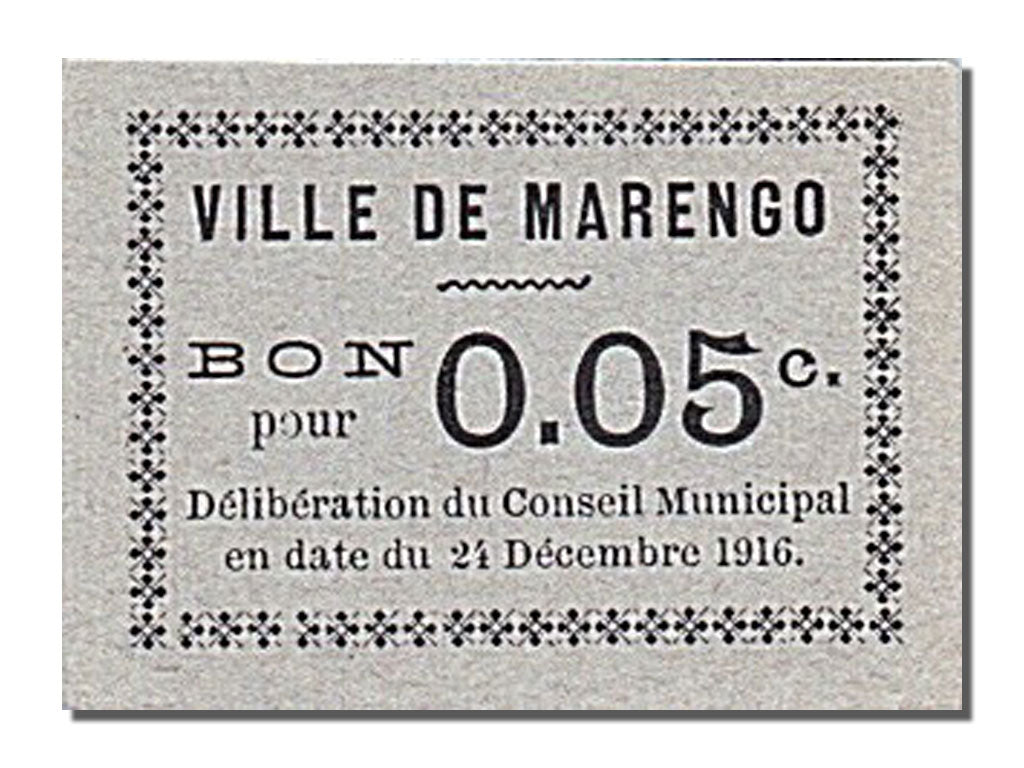 Banknote, Algeria, 5 Centimes, 1916, 1916-12-24, UNC(65-70)