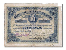 Billet, Timor, 10 Patacas, 1910, B+