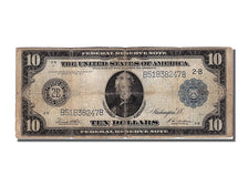 Banconote, Stati Uniti, Ten Dollars, 1914, B+