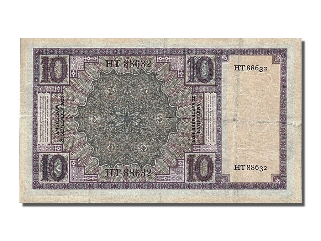 Netherlands, 10 Gulden, 1925, 1925-09-22, EF(40-45), HT 88632