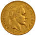 FRANCE, Napoléon III, 100 Francs, 1867, Strasbourg, KM #802.2, AU(50-53), Gold, 