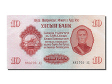 Banknote, Mongolia, 10 Tugrik, 1955, UNC(65-70)