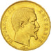 FRANCE, Napoléon III, 50 Francs, 1858, Paris, KM #785.1, EF(40-45), Gold, Gadour