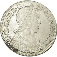 Coin, France, Louis XIV, 1/2 Écu à la mèche longue, 1/2 Ecu, 1654, Paris