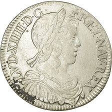 Münze, Frankreich, Louis XIV, 1/2 Écu à la mèche longue, 1/2 Ecu, 1654
