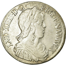 Monnaie, France, Louis XIV, 1/2 Écu à la mèche longue, 1/2 Ecu, 1652, Aix