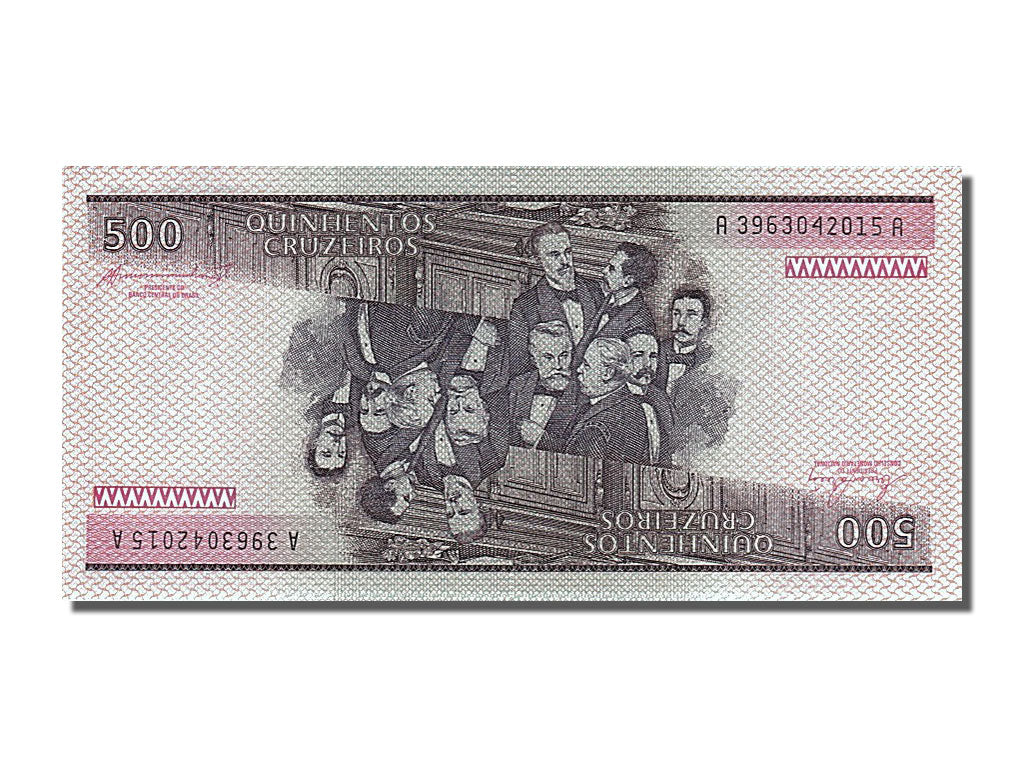 Brazil, 500 Cruzeiros, 1985, KM #200b, UNC(65-70), A 3963042015 A