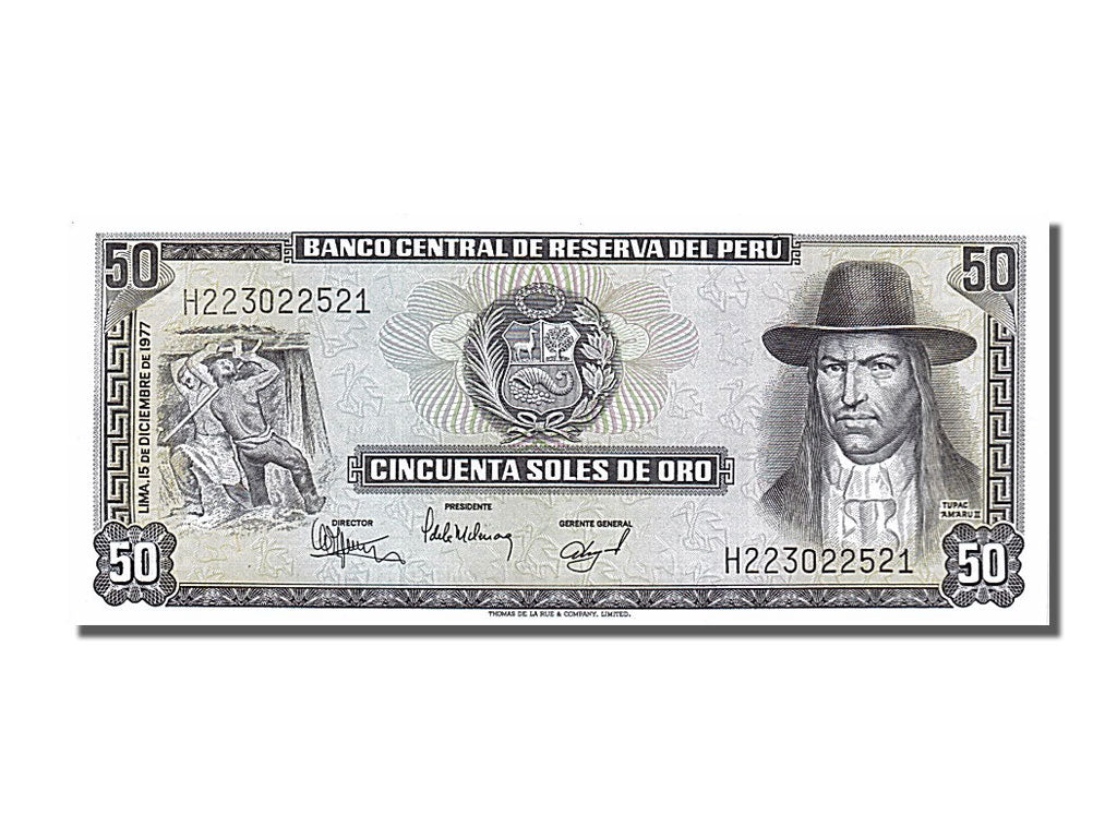 Billete, 50 Soles De Oro, 1975, Perú, 1975-10-02, UNC