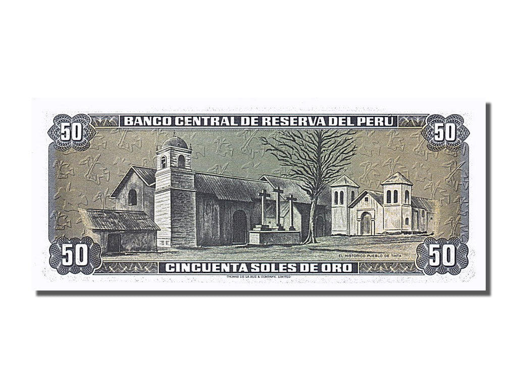 Banknote, Peru, 50 Soles De Oro, 1975, 1975-10-02, UNC(65-70)