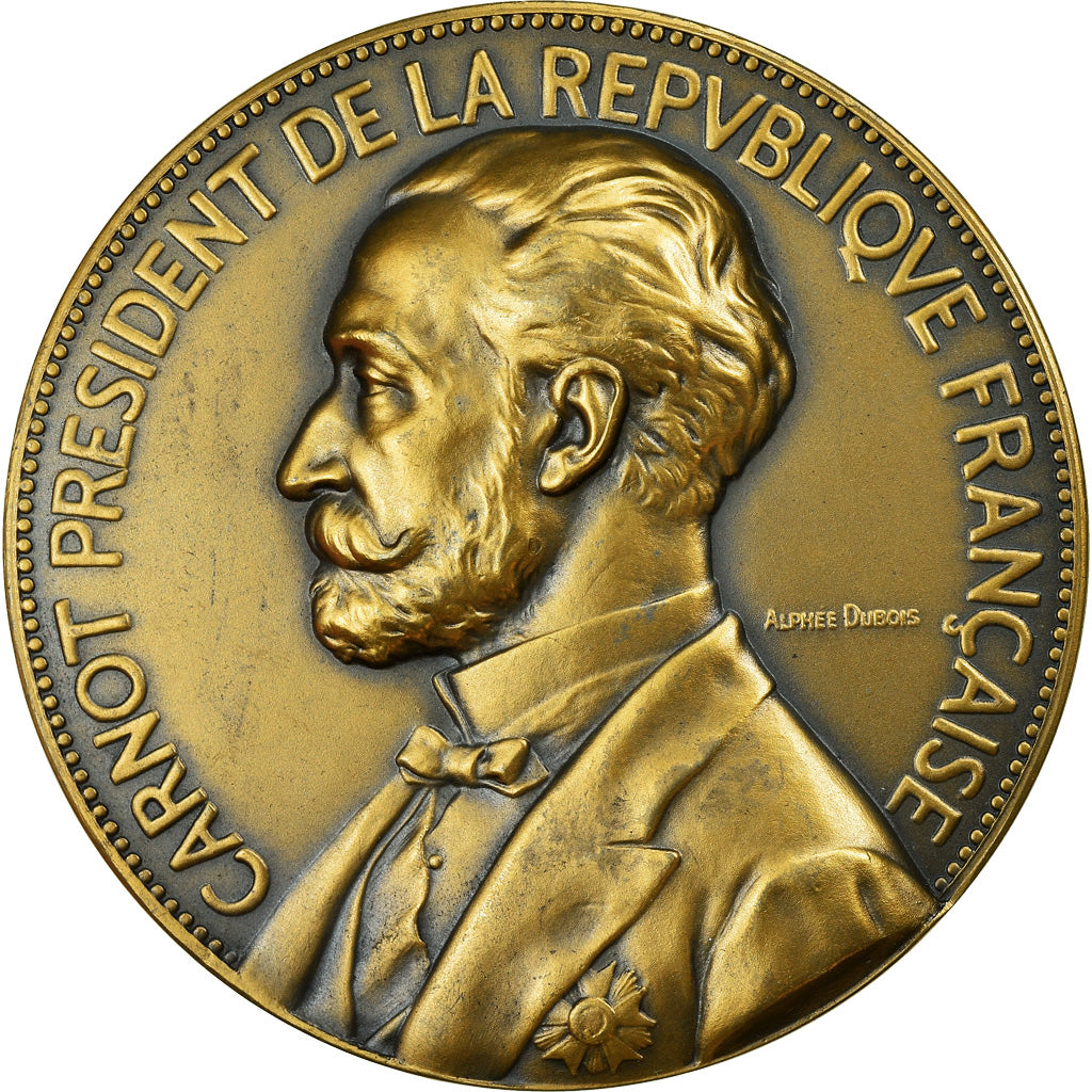 France, Médaille, Sadi Carnot Président de la République, Politics, Society
