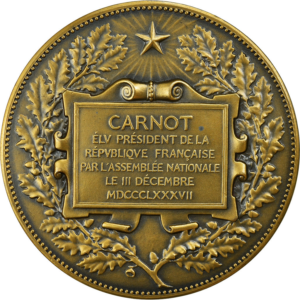 France, Médaille, Sadi Carnot Président de la République, Politics, Society