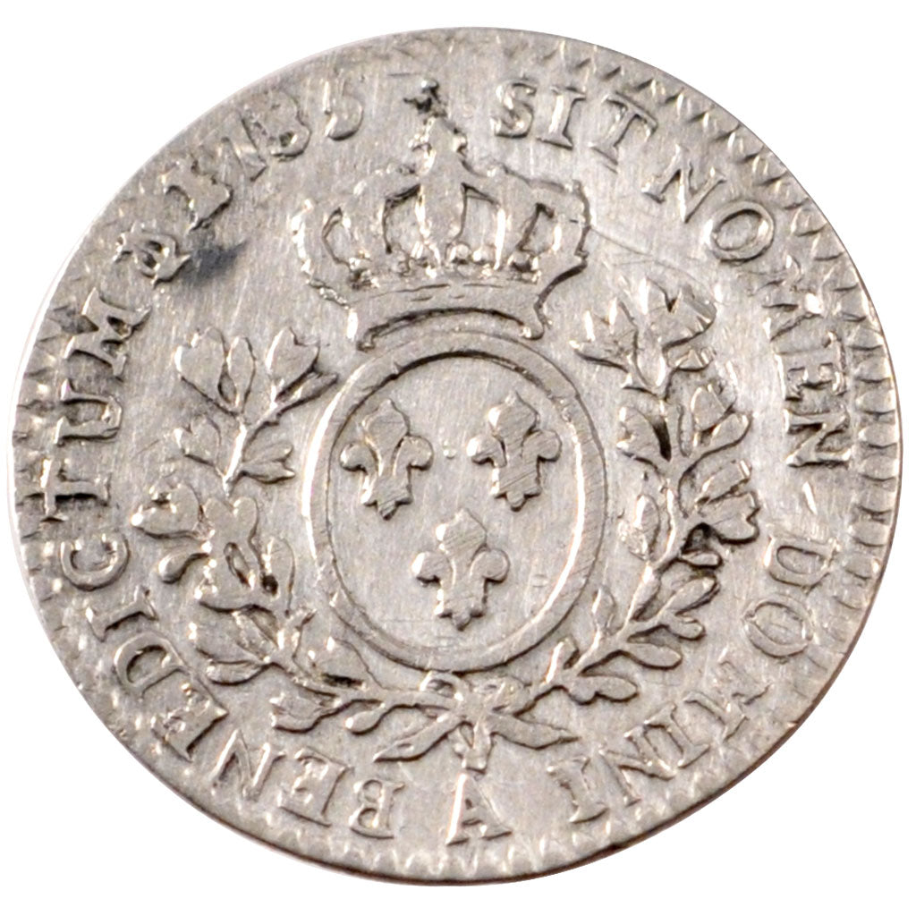 FRANCE, 1/10 Ecu, 1785, Paris, VF(30-35), Silver, Gadoury #353, 2.87