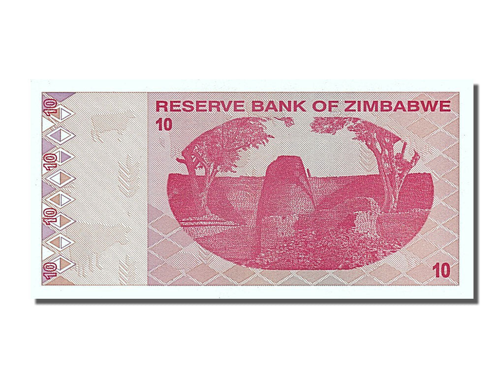 Banknot, Zimbabwe, 10 Dollars, 2009, 2009-02-02, UNC(65-70)