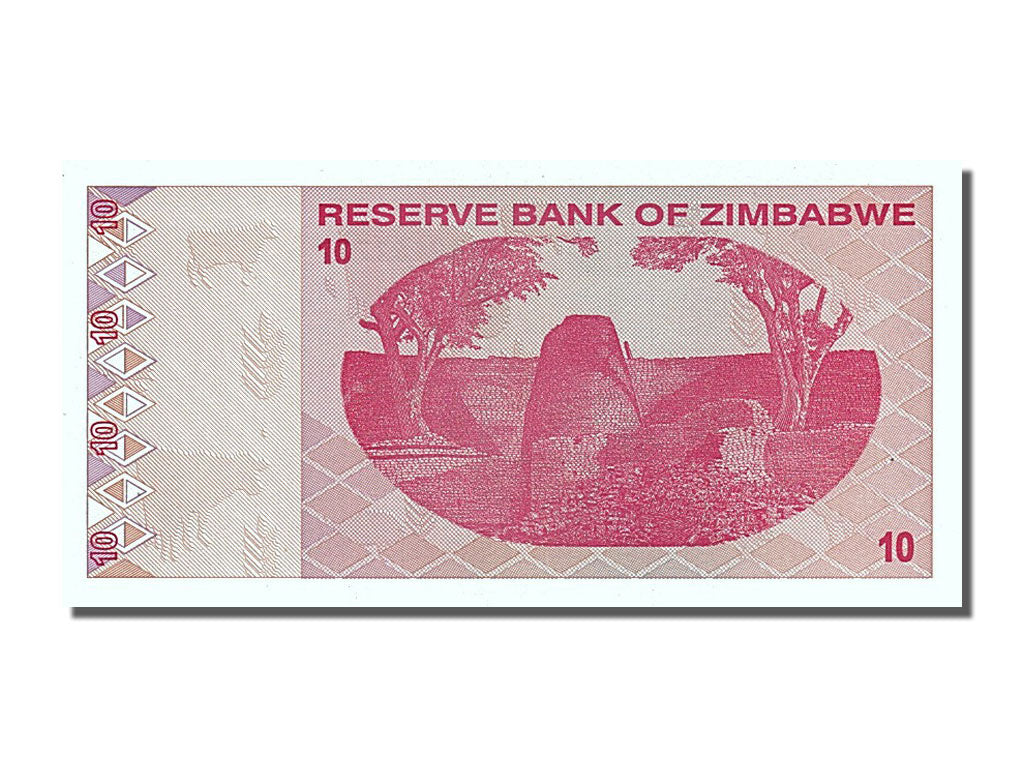 Banknote, Zimbabwe, 10 Dollars, 2009, 2009-02-02, UNC(65-70)