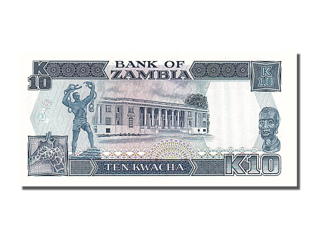 Banknote, Zambia, 10 Kwacha, 1989, UNC(65-70)