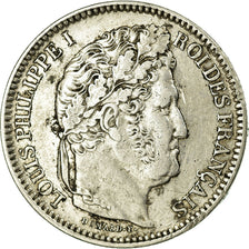 Moneta, Francja, Louis-Philippe, 2 Francs, 1847, Paris, AU(55-58), Srebro