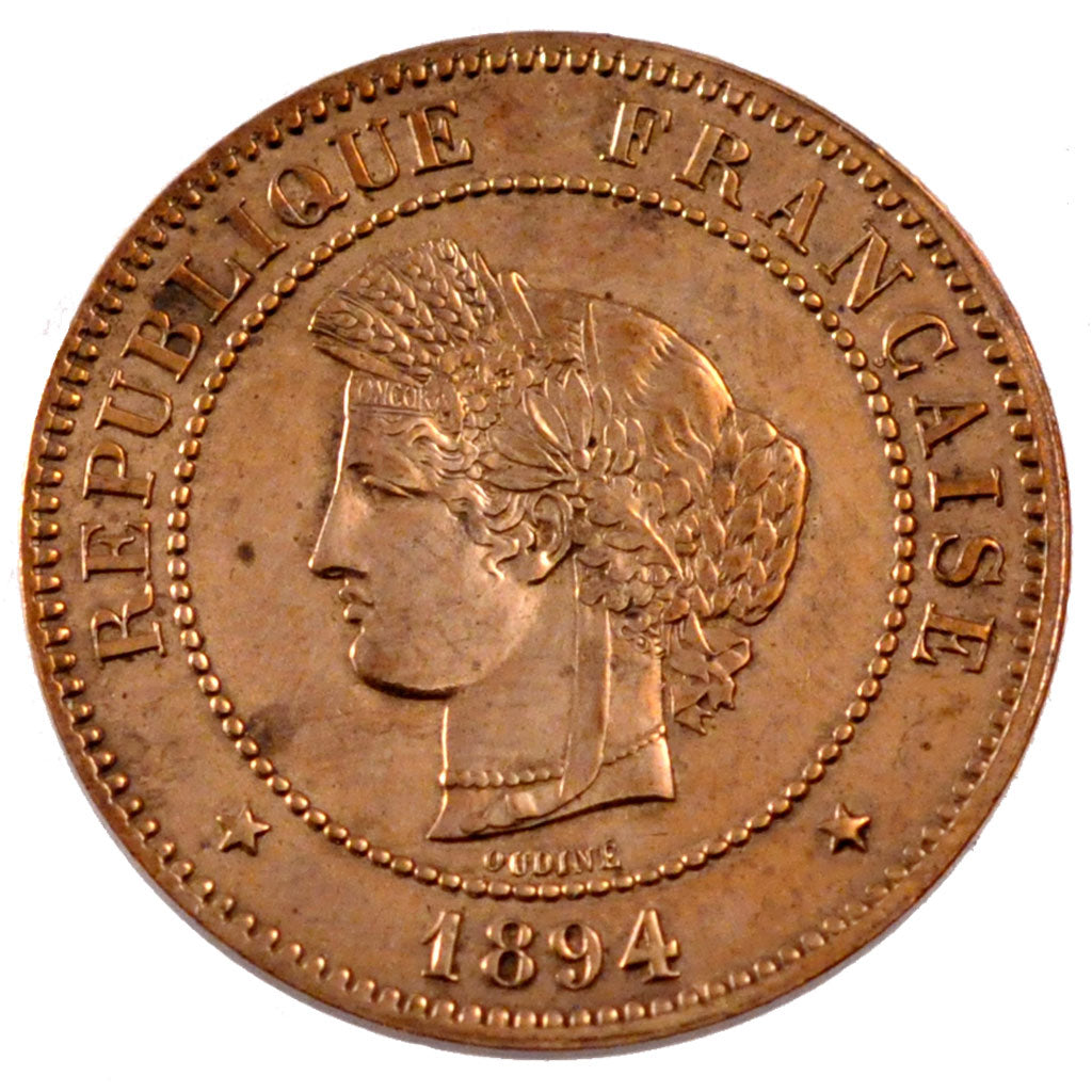 Francia, Cérès, 5 Centimes, 1894, Paris, BB, Bronzo, Gadoury:157a