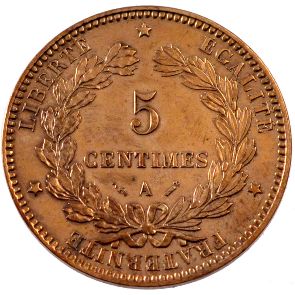 Francia, Cérès, 5 Centimes, 1894, Paris, BB, Bronzo, Gadoury:157a