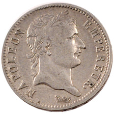 FRANCE, Napoléon I, Franc, 1808, Strasbourg, KM #682.3, EF(40-45), Silver, G...