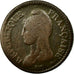 Moneda, Francia, Dupré, Decime, 1798, Lyon, BC, Bronce, Gadoury:187