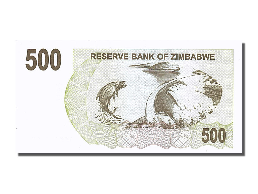 Banknote, Zimbabwe, 500 Dollars, 2006, 2006-12-01, UNC(65-70)