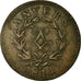 Coin, FRENCH STATES, ANTWERP, 10 Centimes, 1814, Anvers, EF(40-45), Bronze