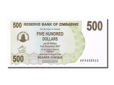 Banknote, Zimbabwe, 500 Dollars, 2006, 2006-12-01, UNC(65-70)