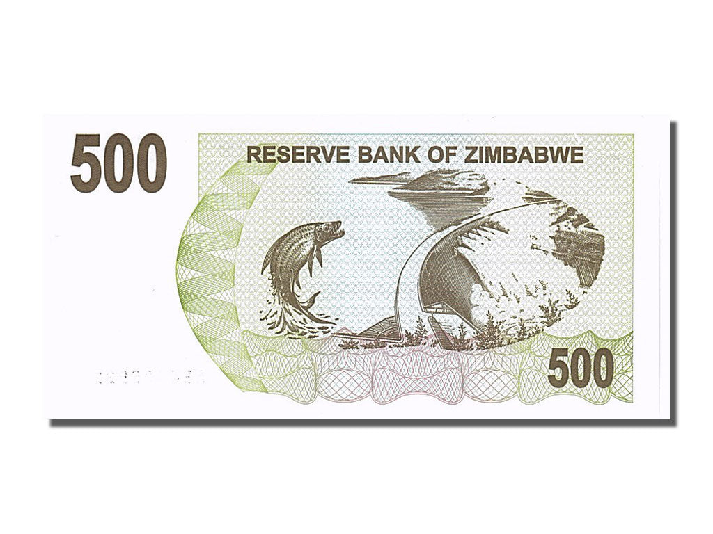 Banknote, Zimbabwe, 500 Dollars, 2006, 2006-12-01, UNC(65-70)