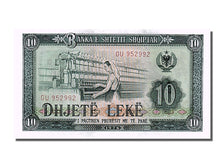 Geldschein, Albania, 10 Lekë, 1976, UNZ